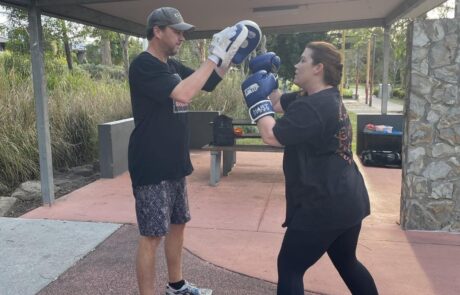 Fitness boot camp boxing sessions